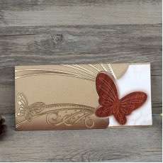 20pcs Wood Personalized Pocket Wedding Invitation Templates